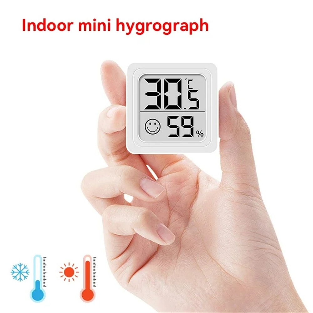 Weather Station Indoor - Draagbare LCD digitale thermometer hygrometer bureauklok