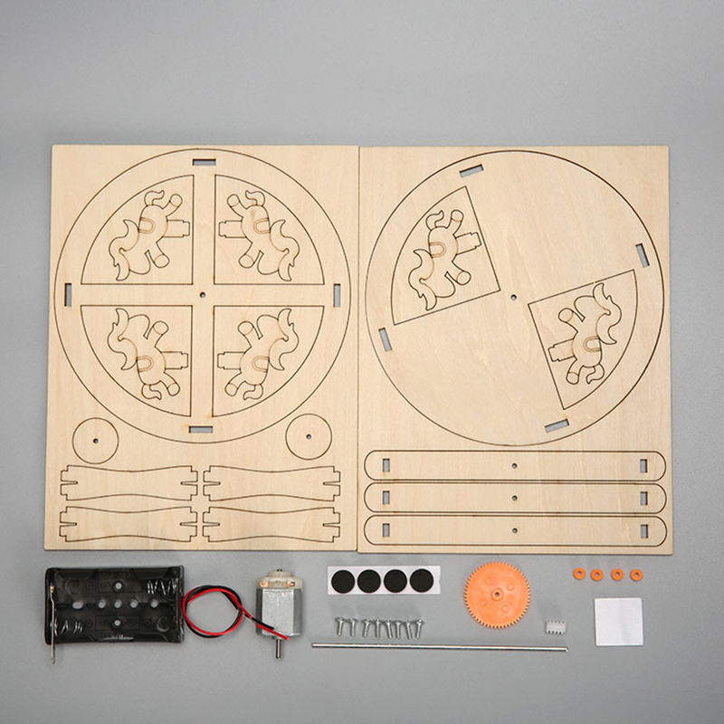HUAHUABuild uw eigen carrousel - Science Project Diy recensie en prijs