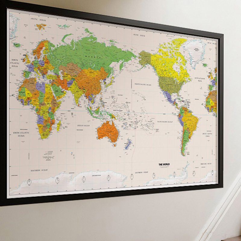 Wandkaart, polyester, wereldka - Star Map Poster recensie en prijs