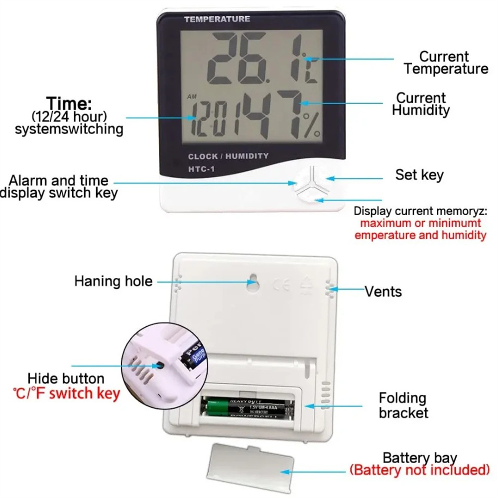 Multifunctionele LED digitale  - Weather Station Indoor recensie en prijs